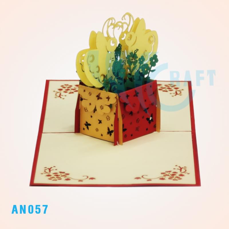 Bees In Box Pop Up Card