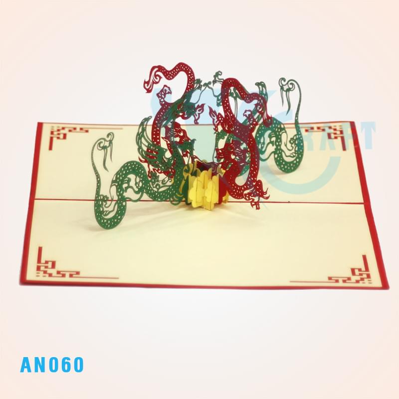 Dragon Pop Up Card 3