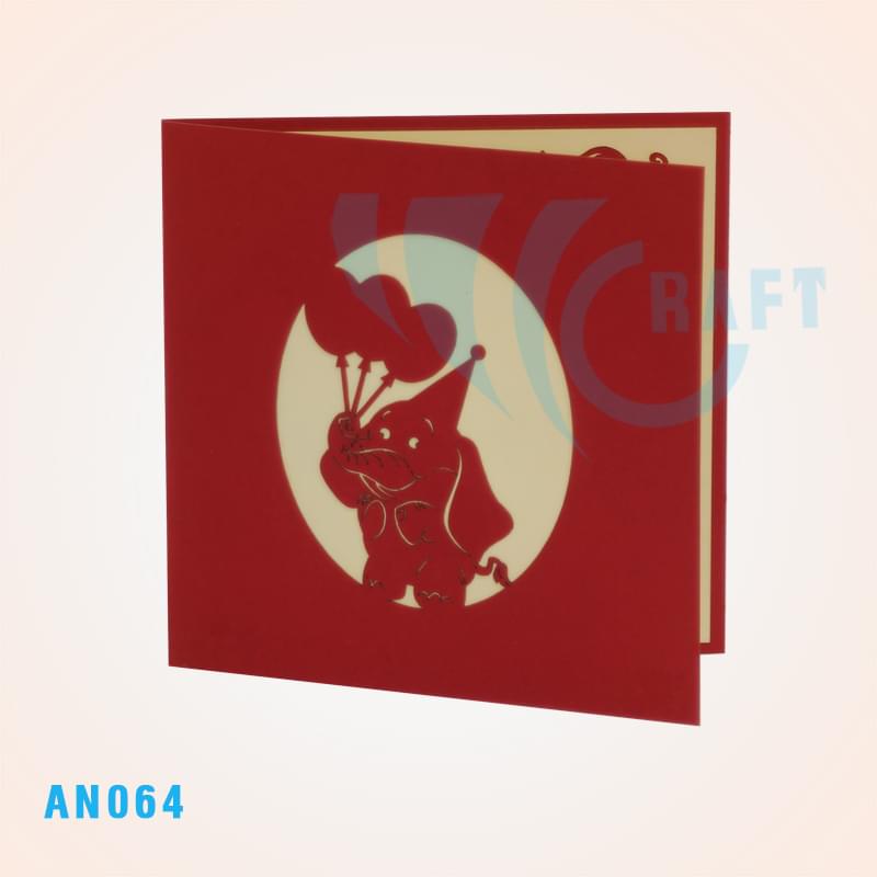 Animal Circus Pop Up Card