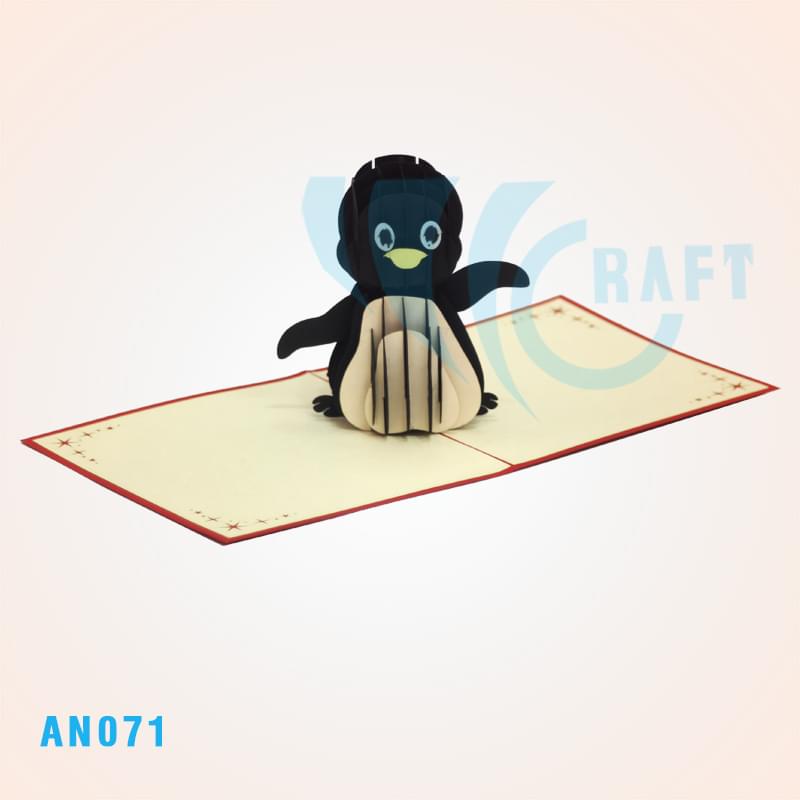 Penguin Pop Up Card