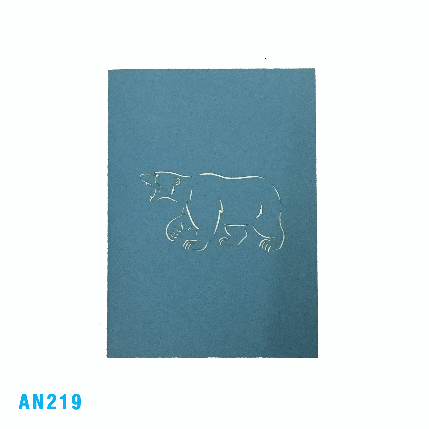 POLAR BEAR 3D POP UP CARD