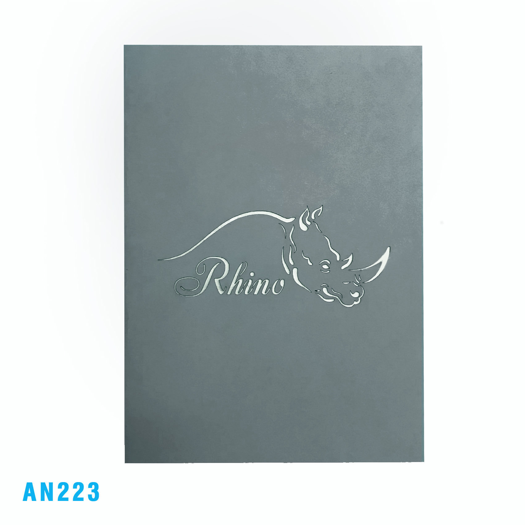 Rhino Pop Up Card