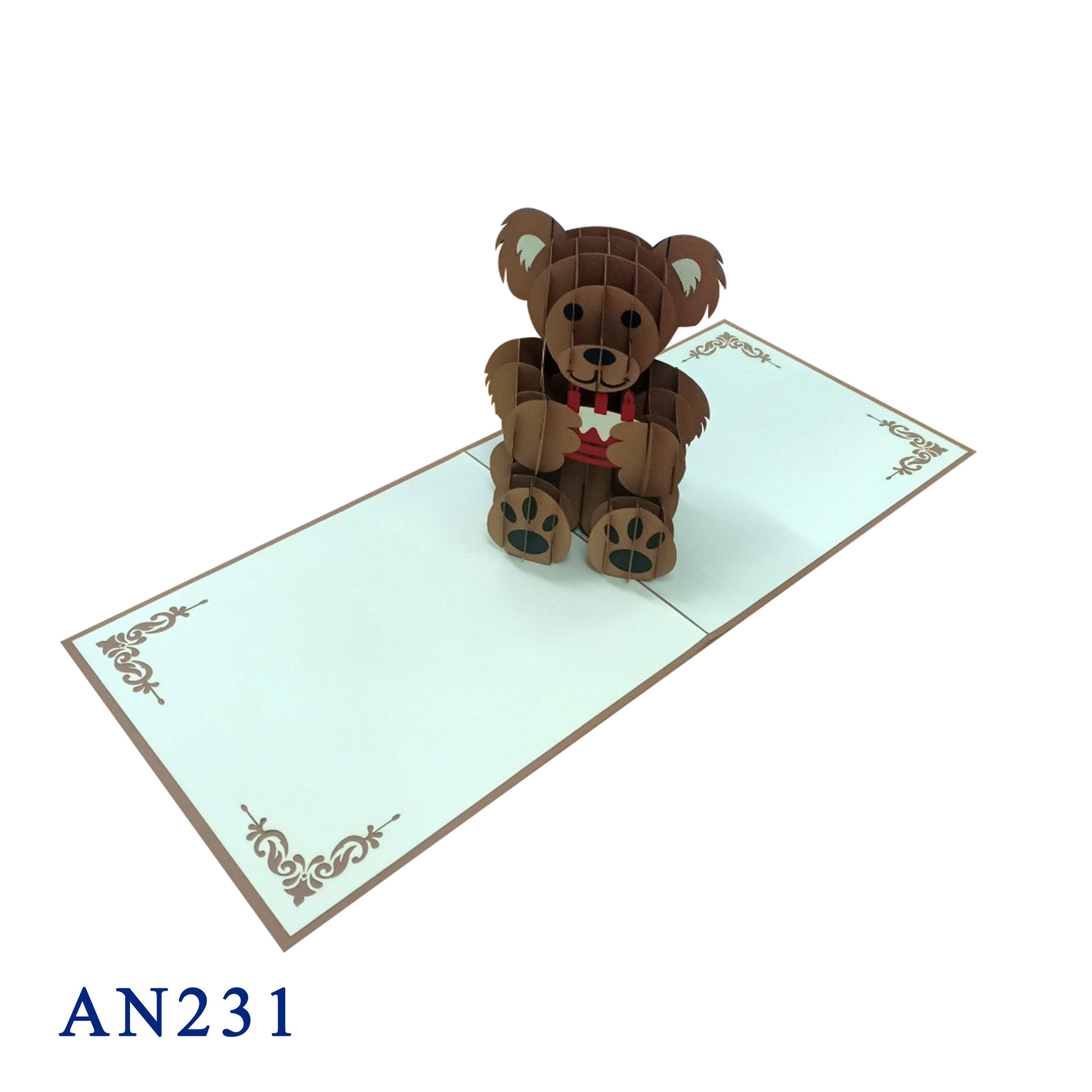 Teddy Bear Pop Up Card
