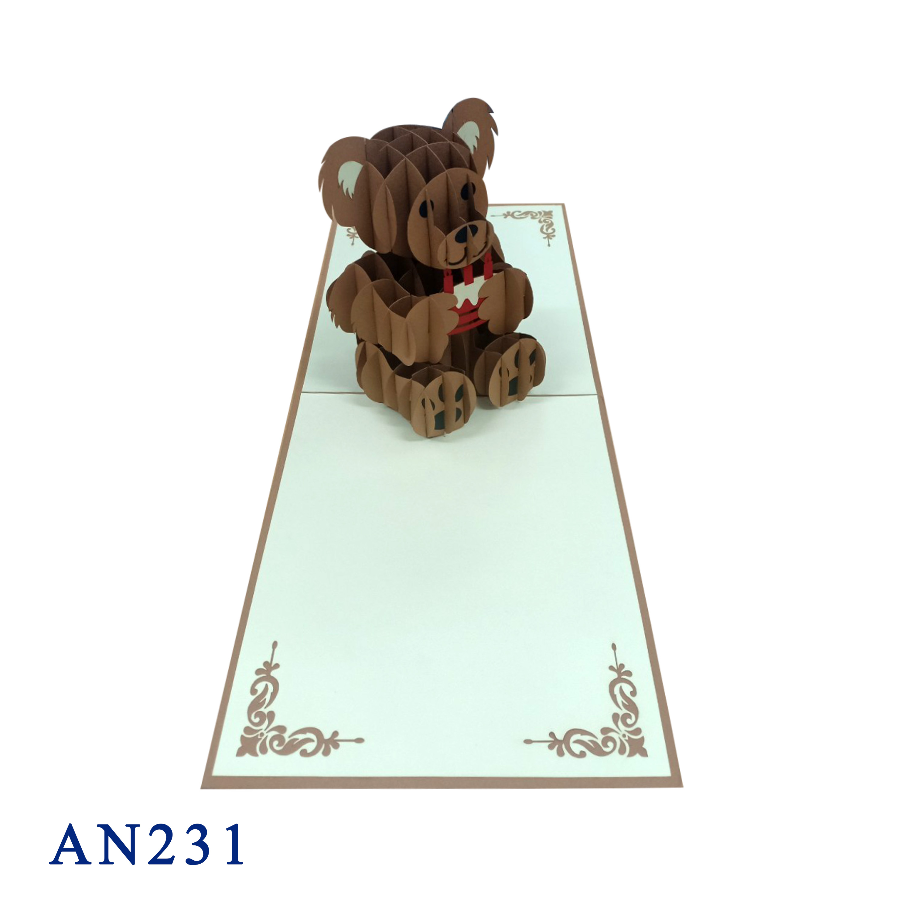 Teddy Bear Pop Up Card