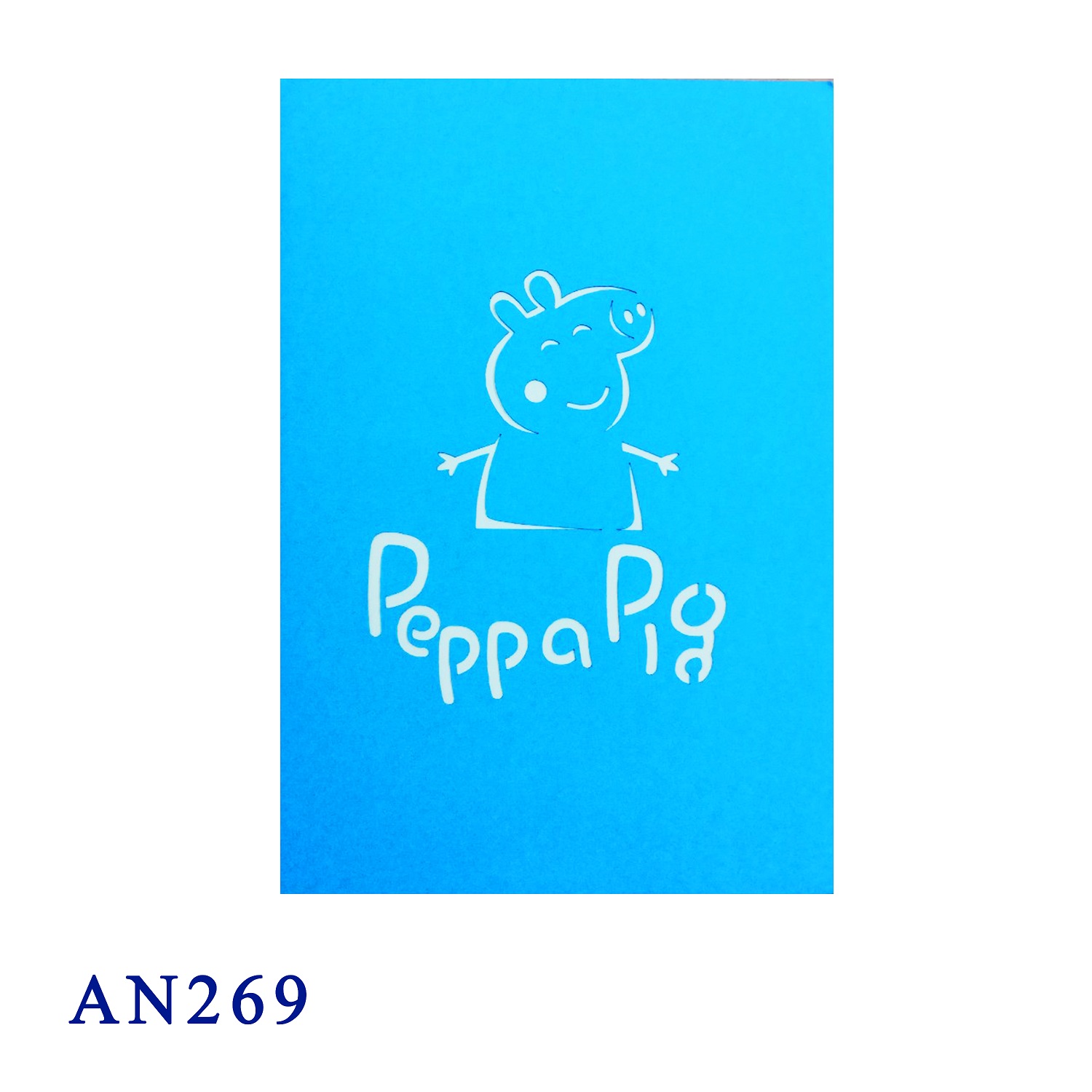Peppa Pig Family 3D Pop Up Card