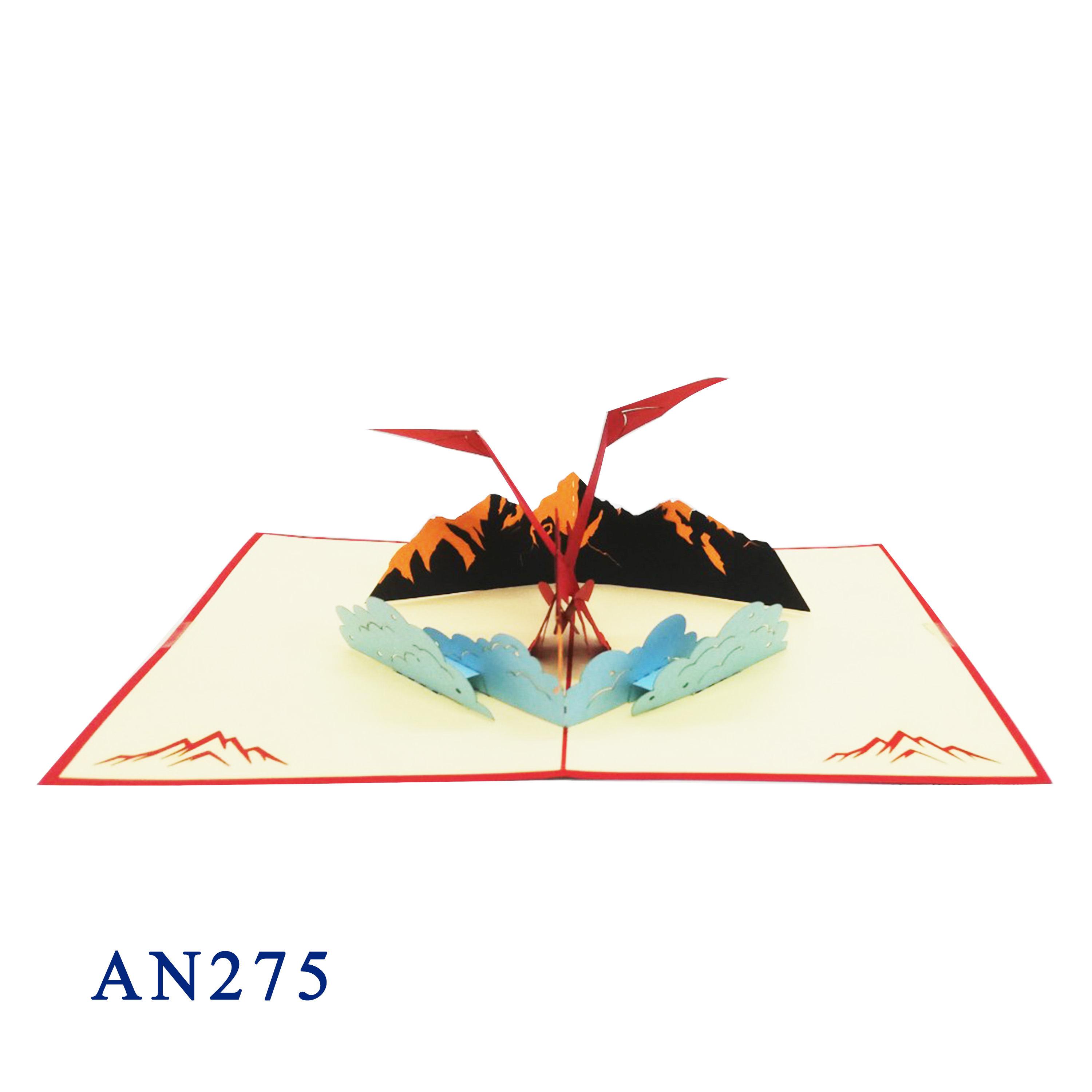 Fire Dragon Pop Up Card