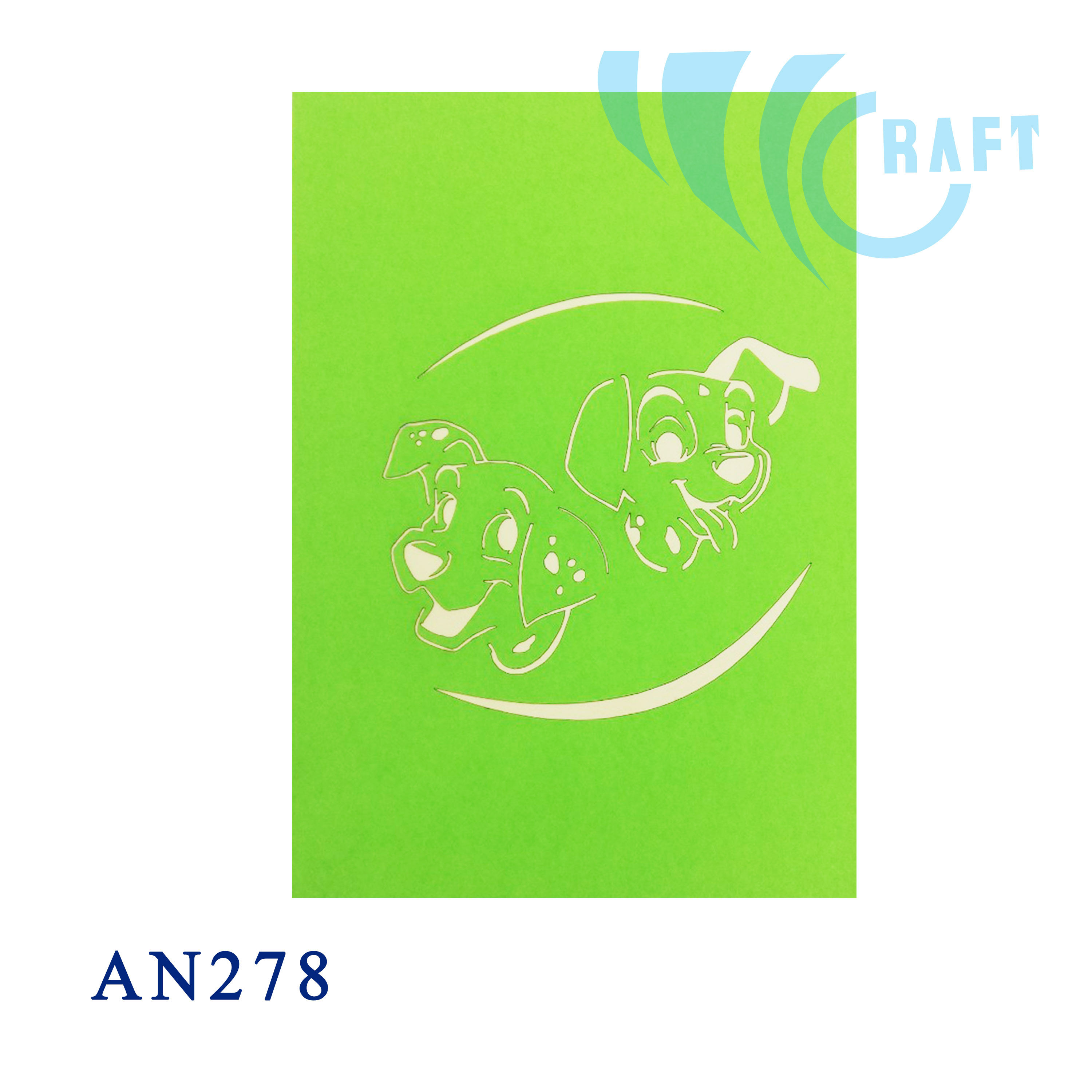 Dalmatian Pop Up Card