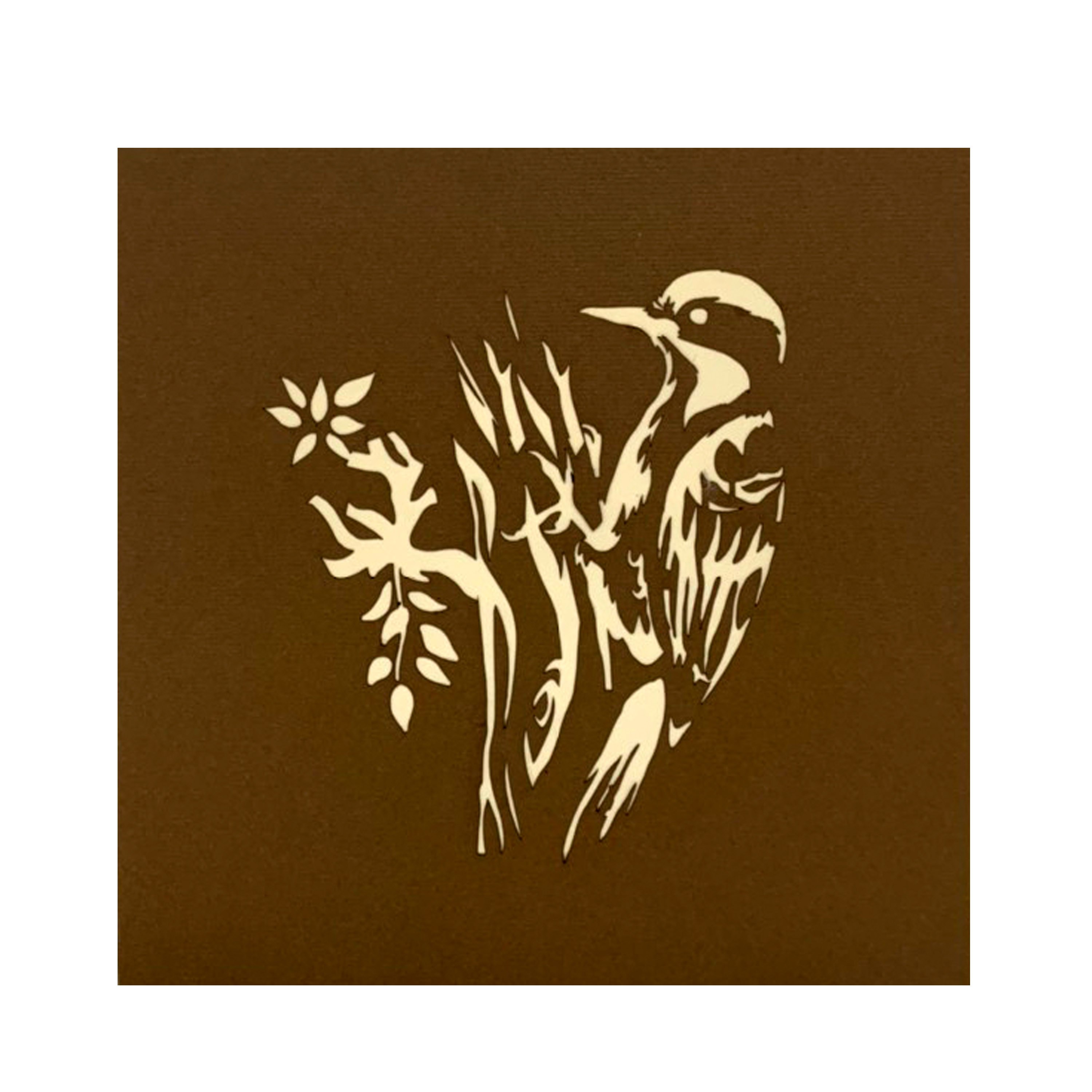 Woodpecker Pop Up Card