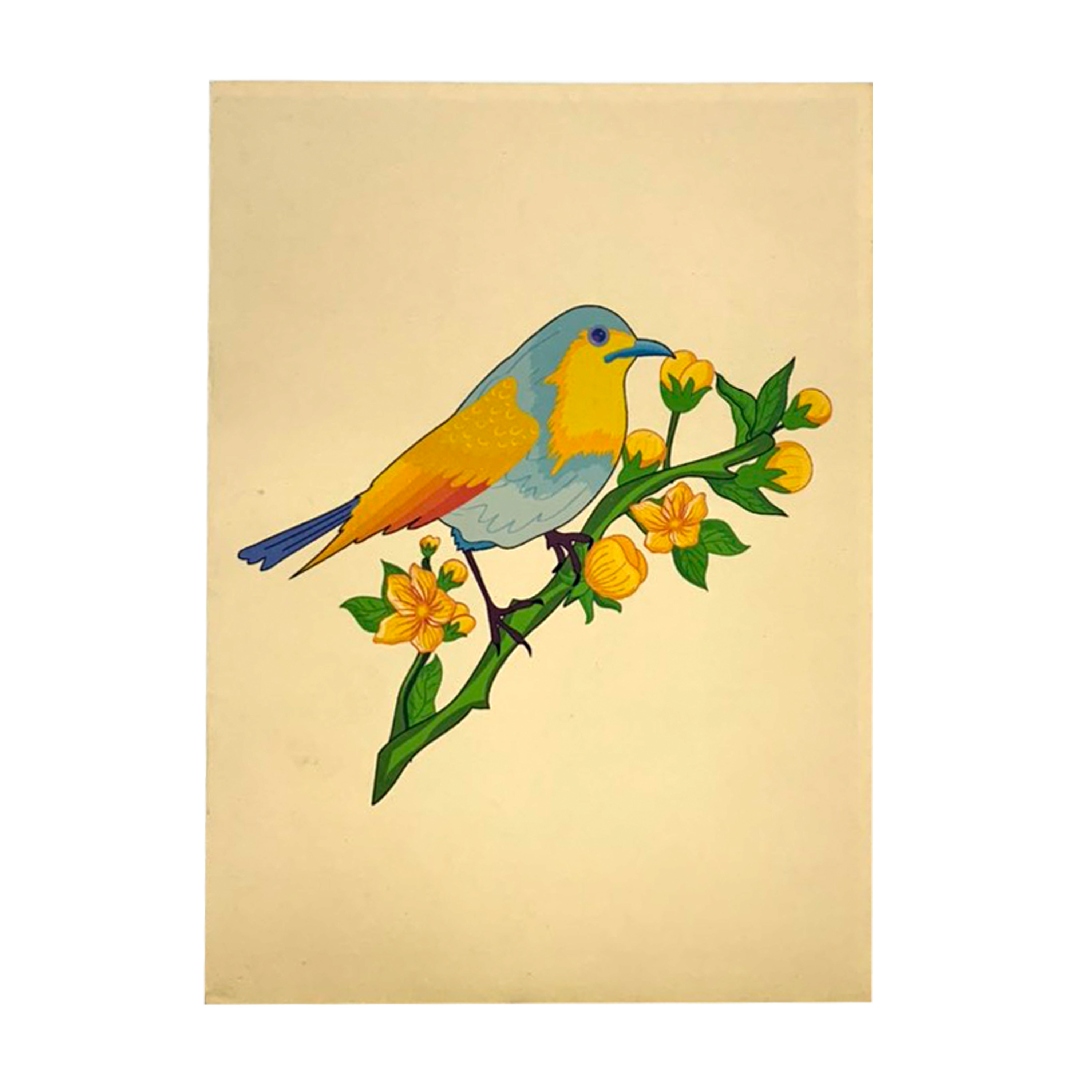 Blue Bird Pop Up Card