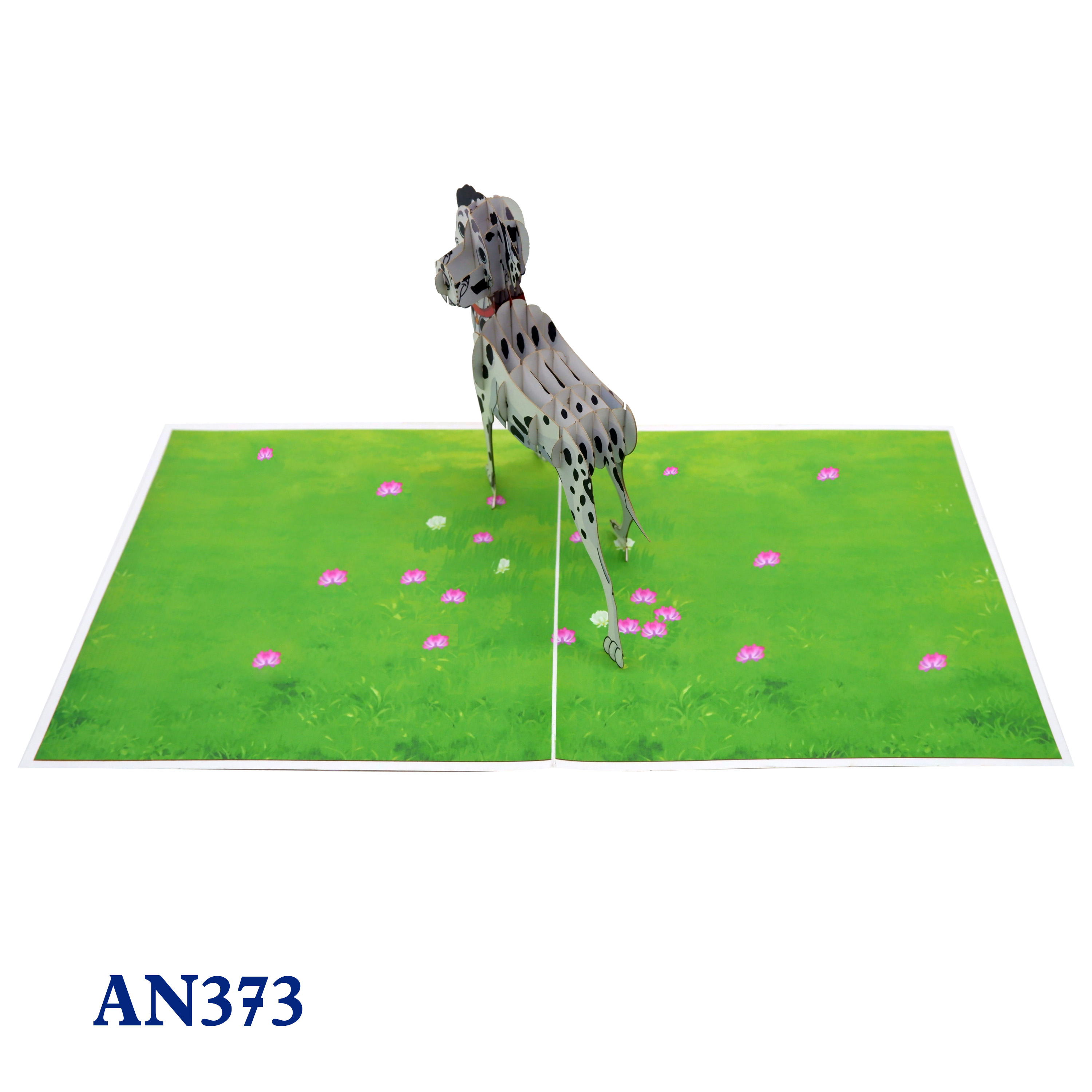 Dalmatian Pop Up Card