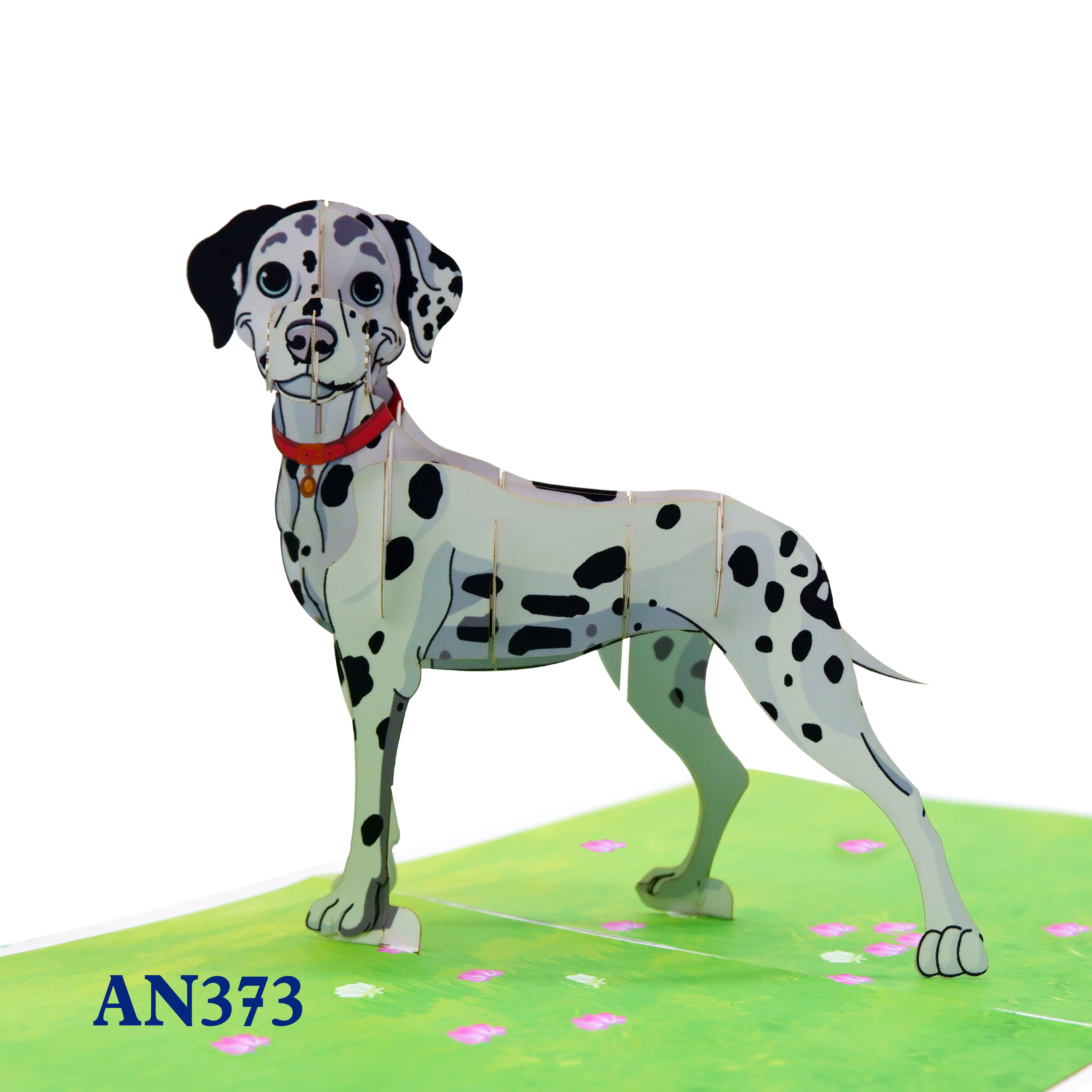Dalmatian Pop Up Card