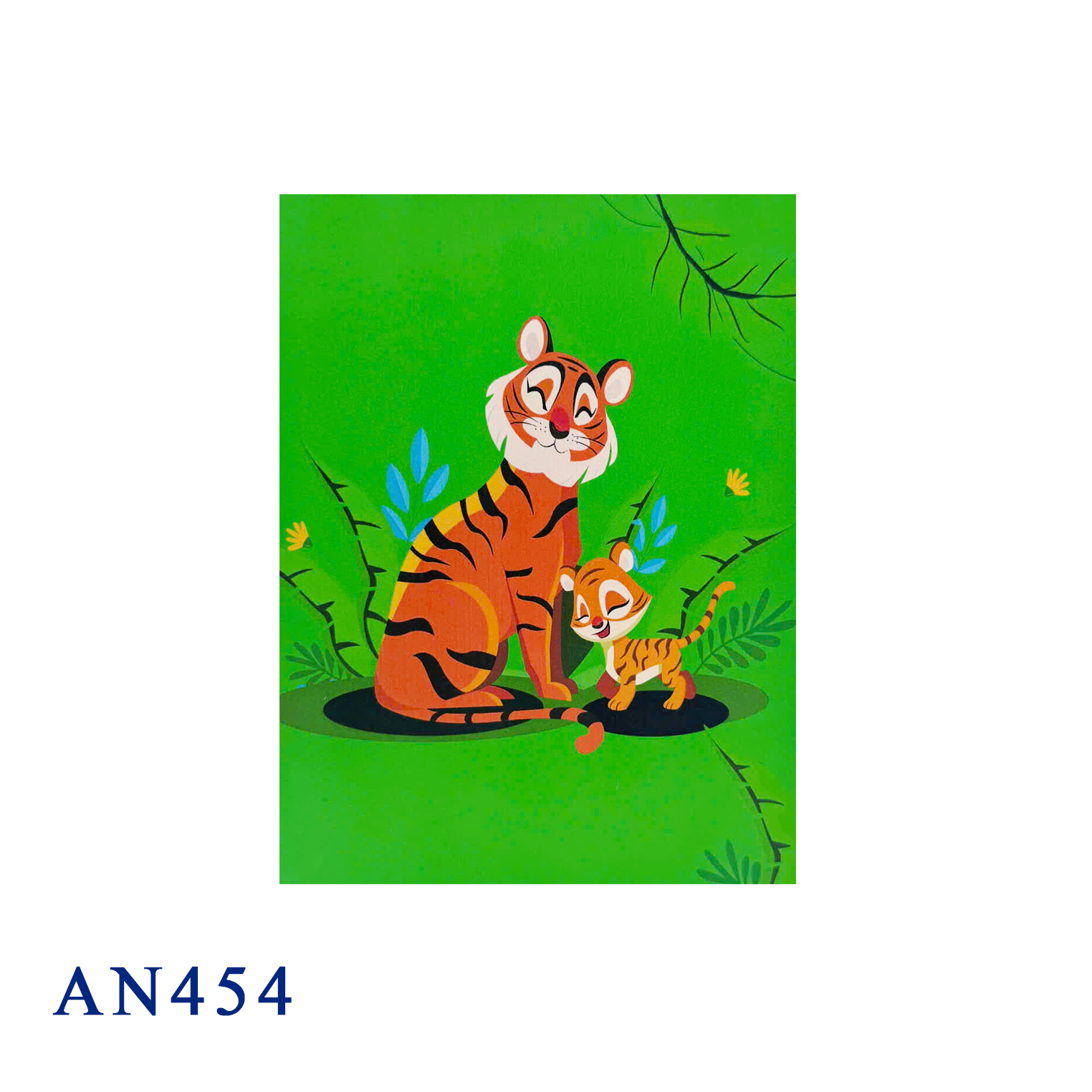 Tigers Family 3D Pop Up Card