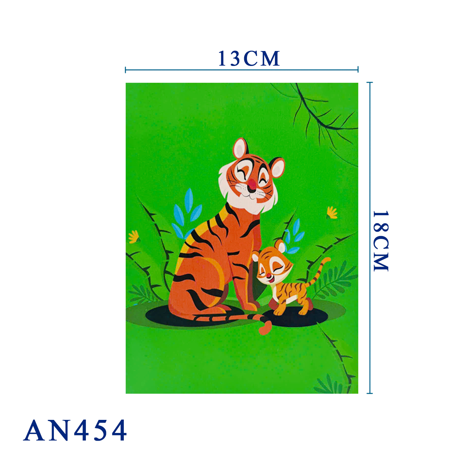 Tigers Family 3D Pop Up Card