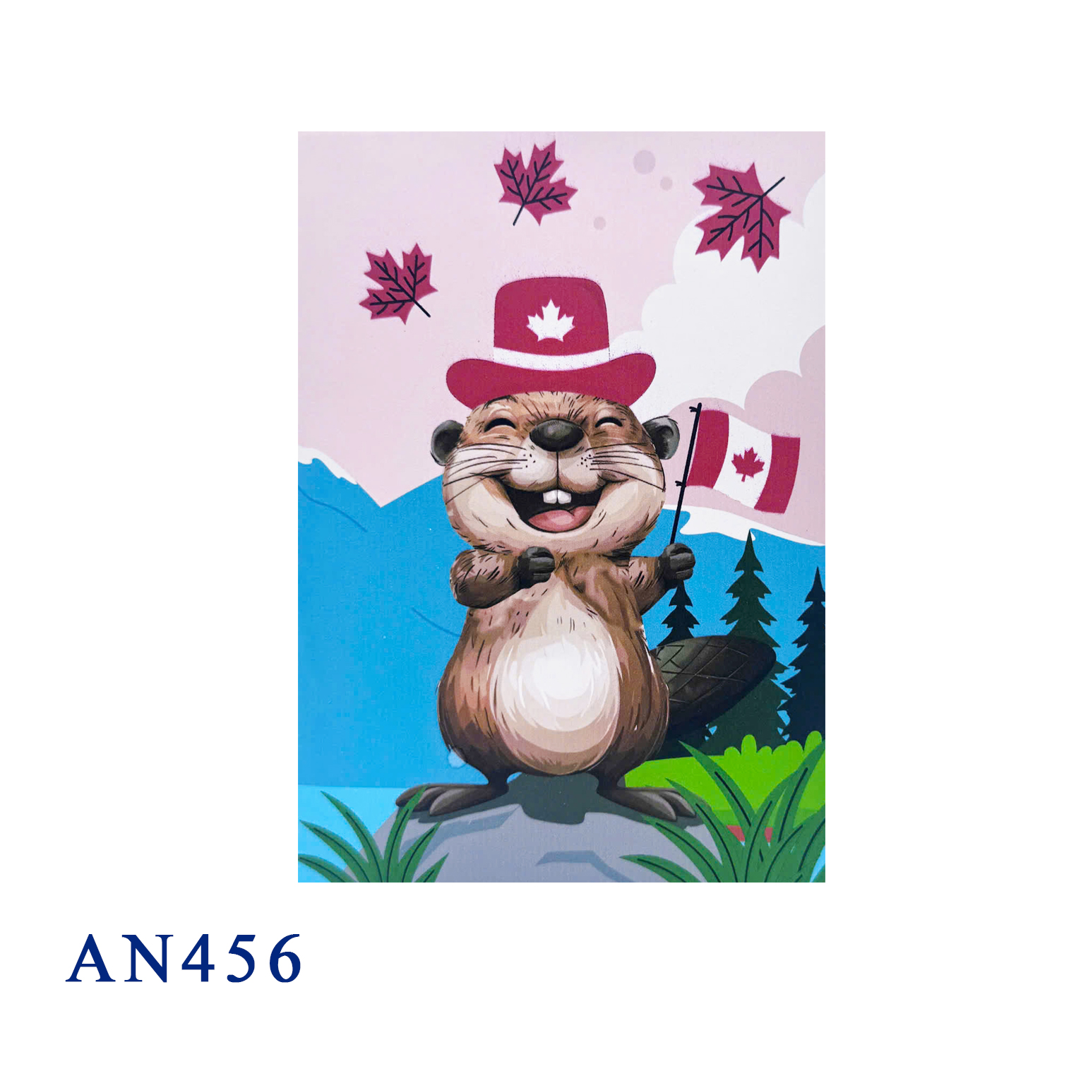 Beaver 3D Pop-up Card