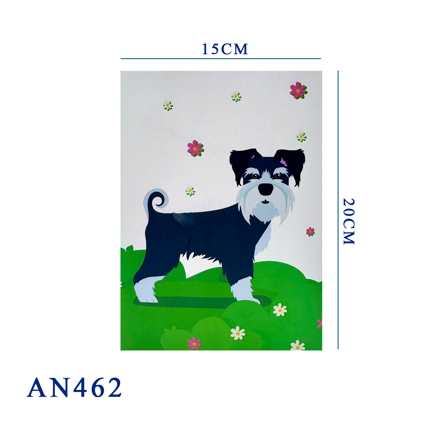 Schnauzer 3D Pop Up Card