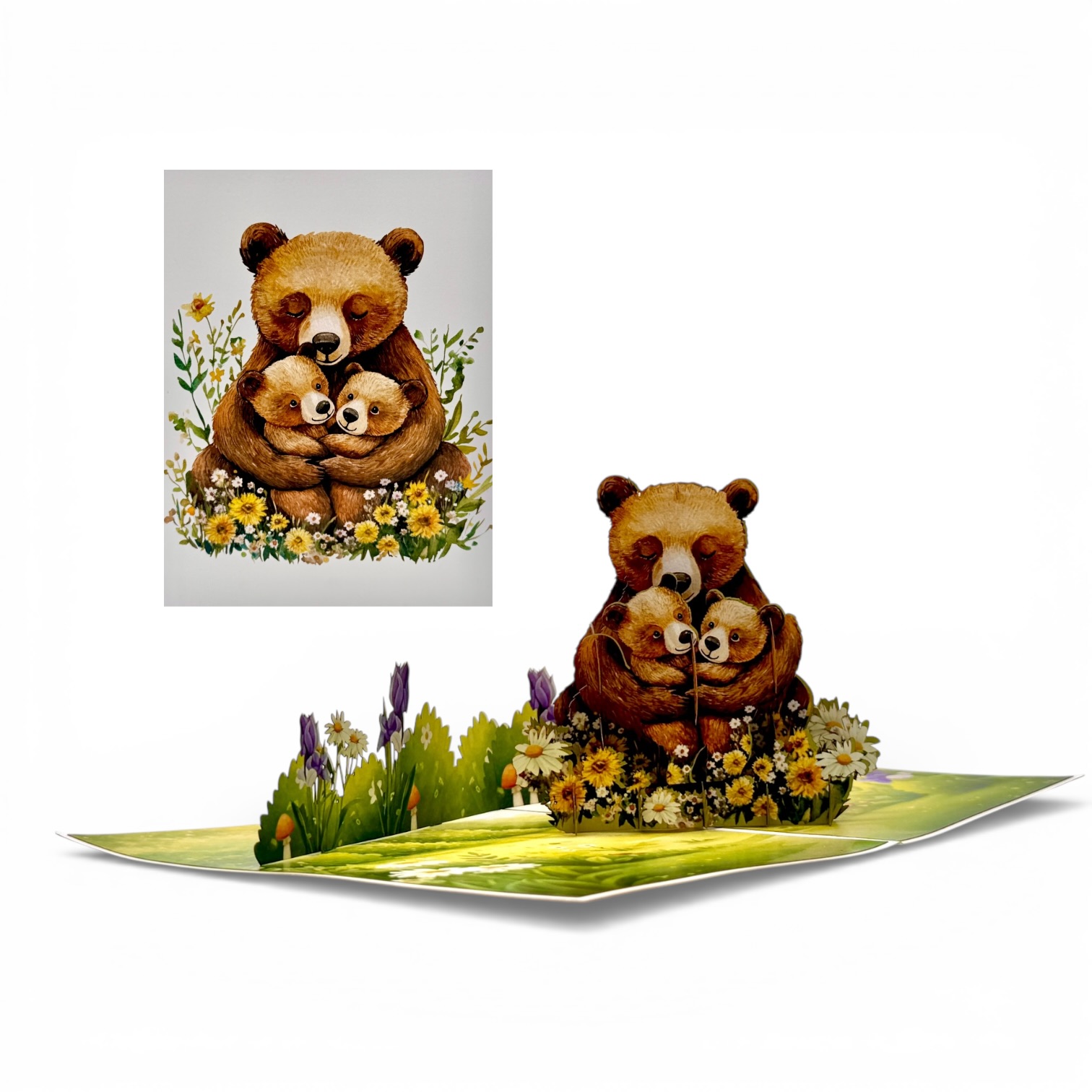 Bear Family Pop-Up Card