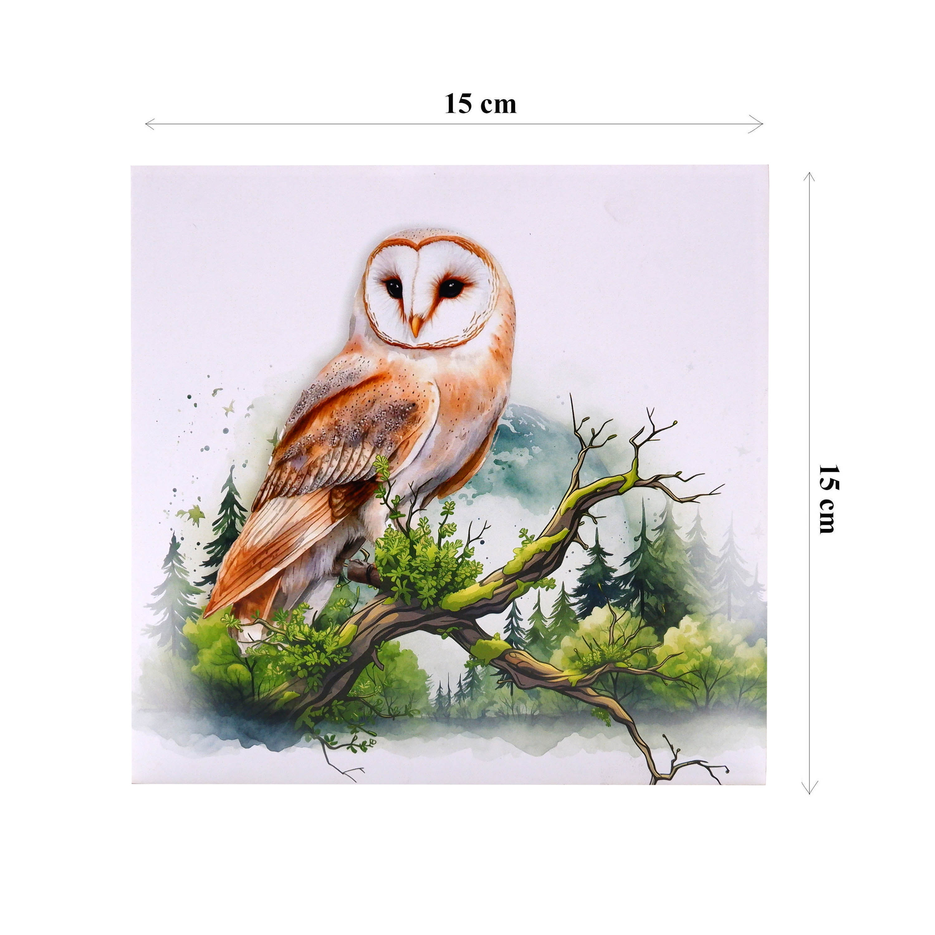 Owl 3D Pop Up Card – Elegant Handmade Nature Greeting Card from Vietnam