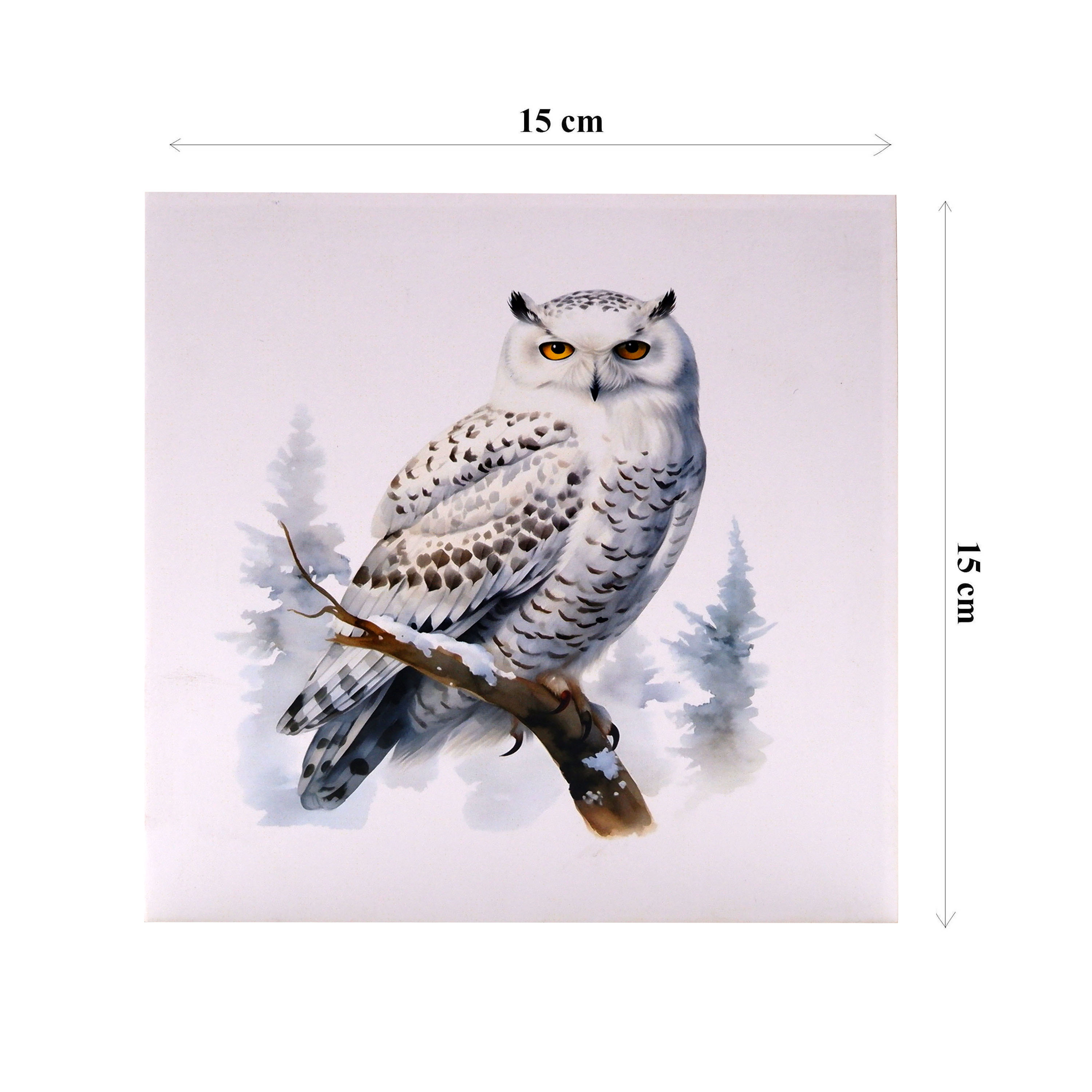 Snowy Owl 3D Pop Up Card