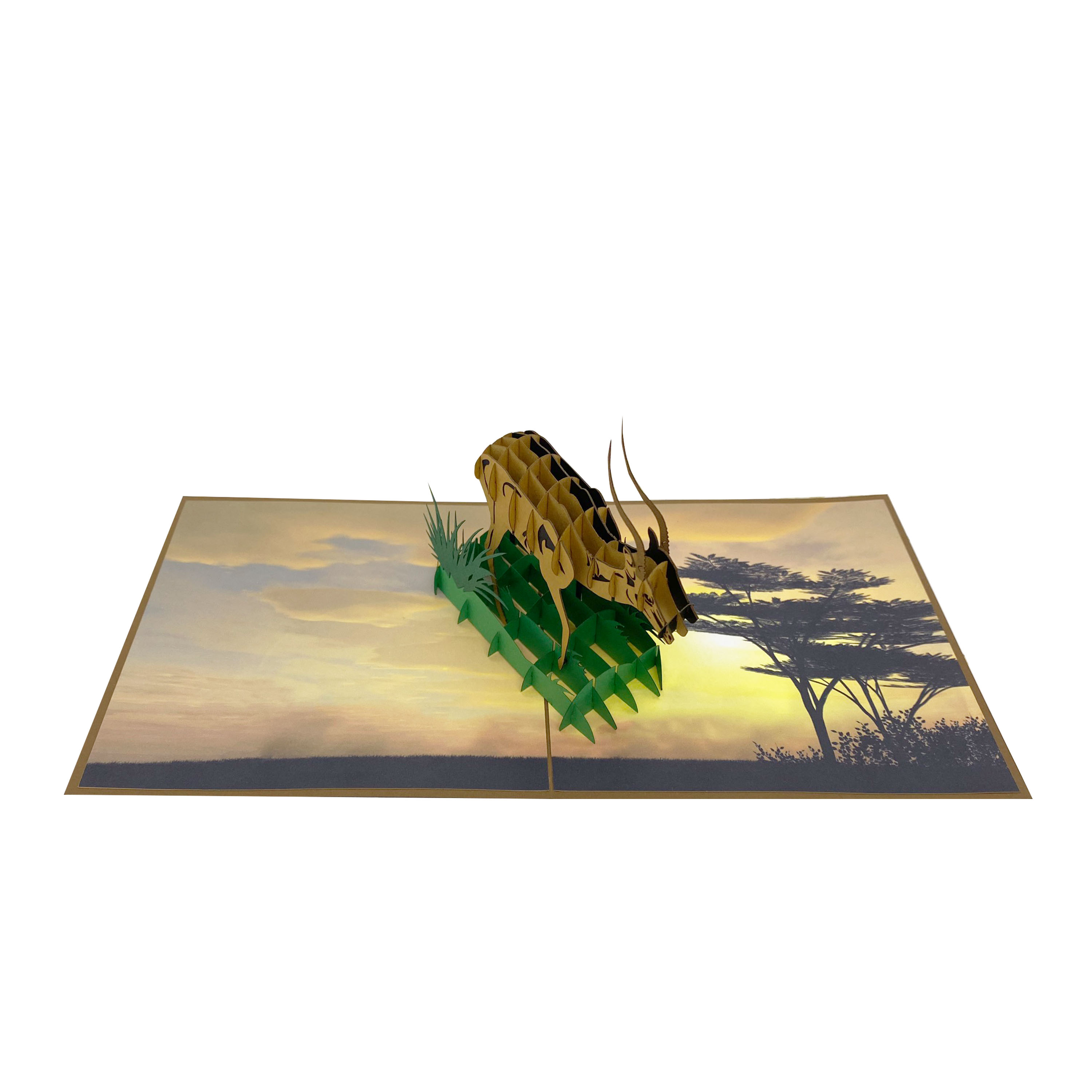 Antelope Pop Up Card