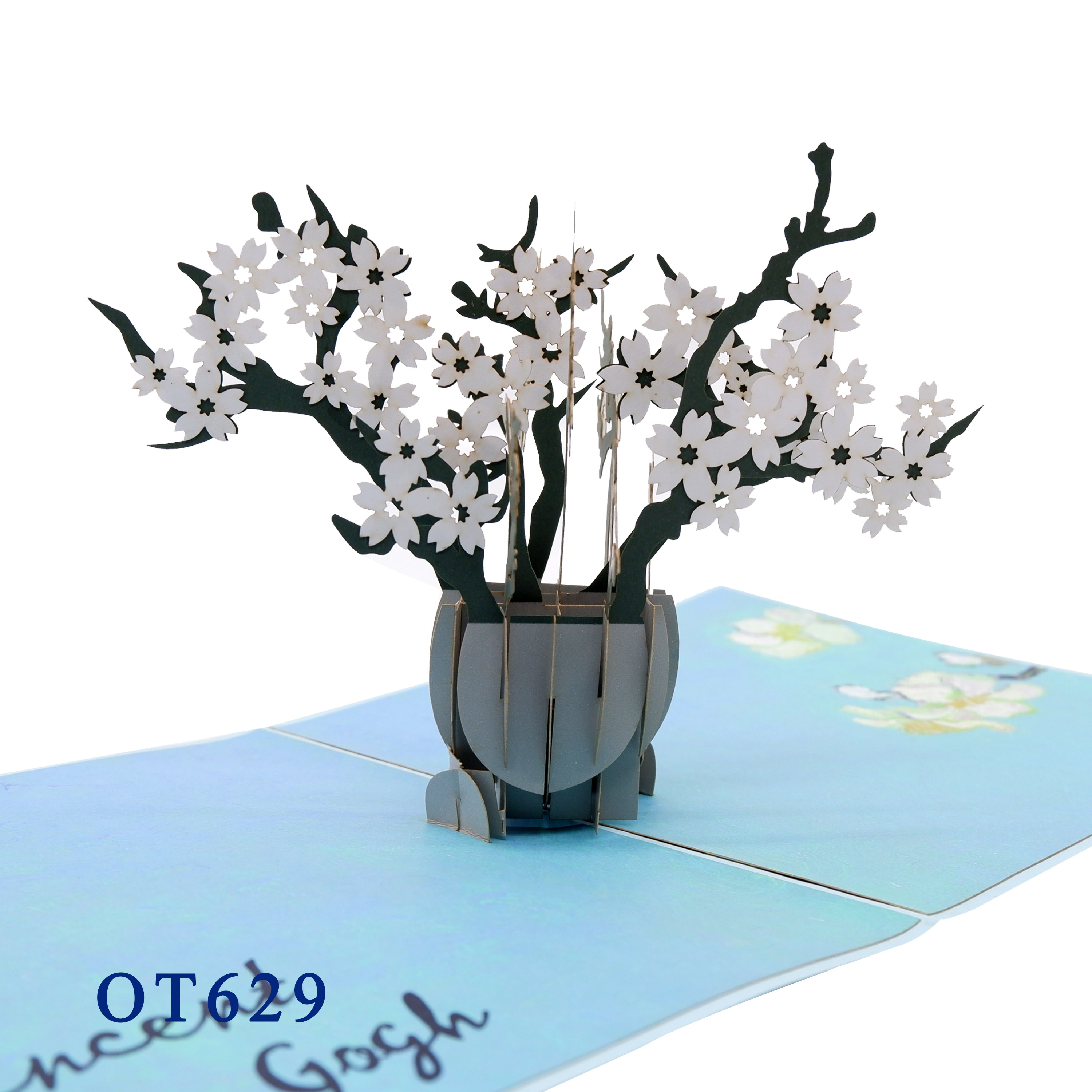 Apricot Tree Vincent Van Gogh Pop Up Card