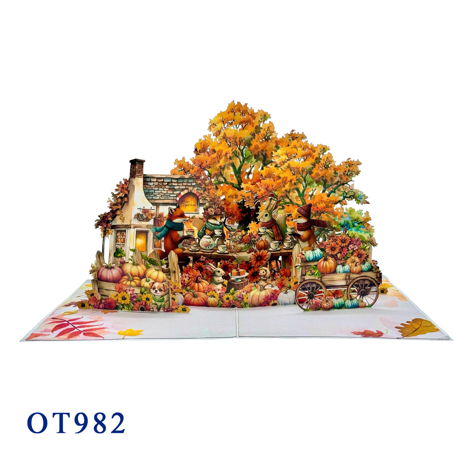 Autumn Harvest Pop-up Card