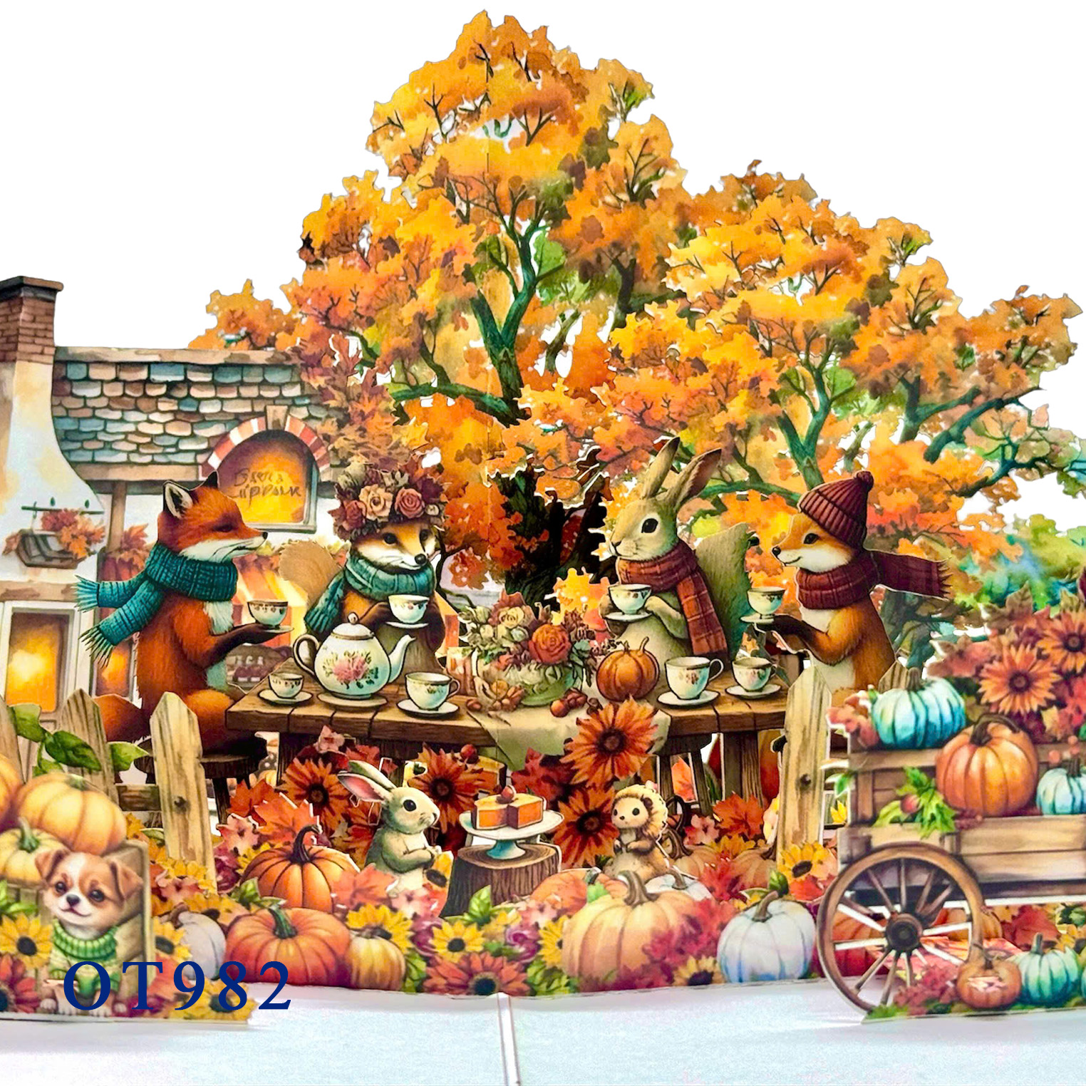 Autumn Harvest Pop-up Card