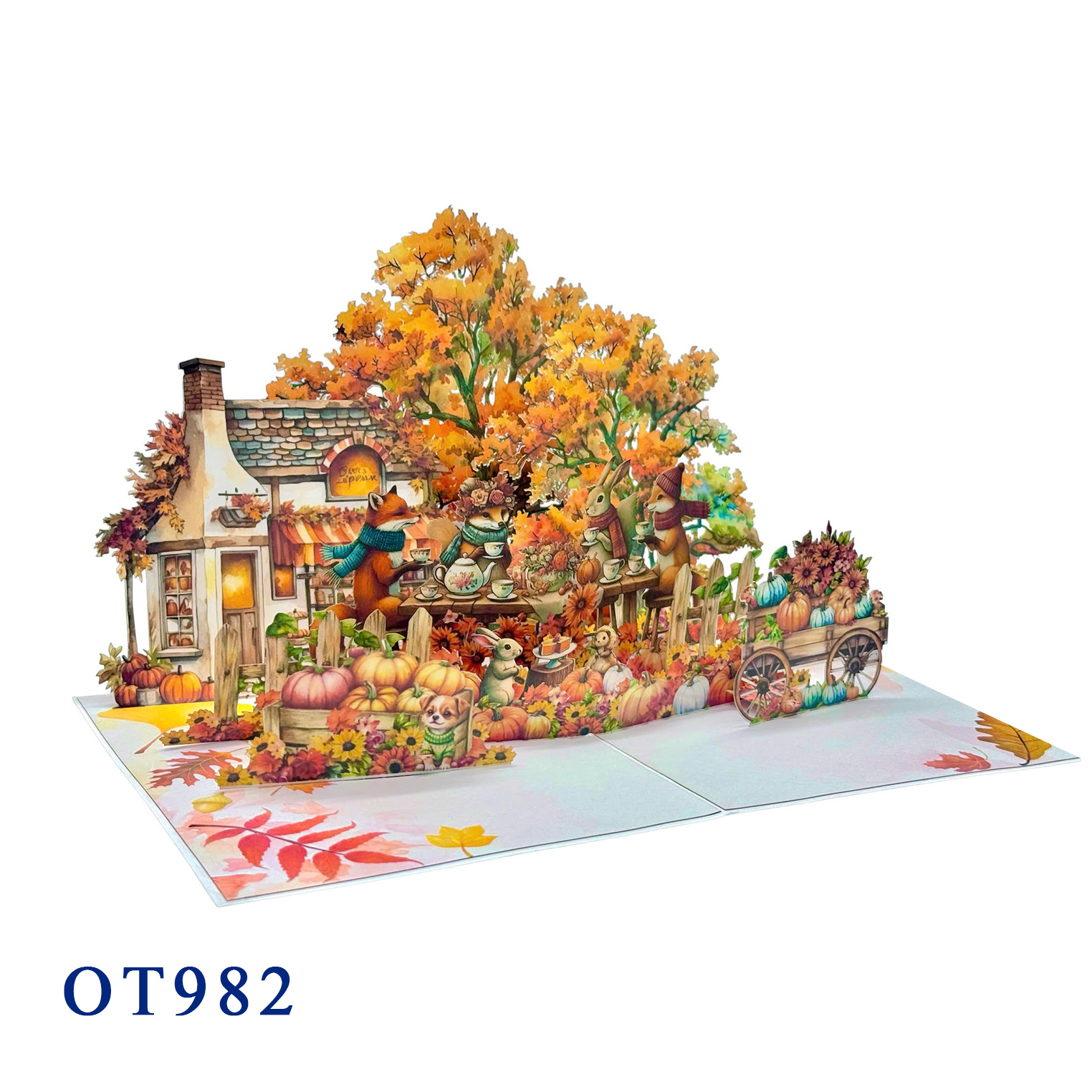 Autumn Harvest Pop-up Card