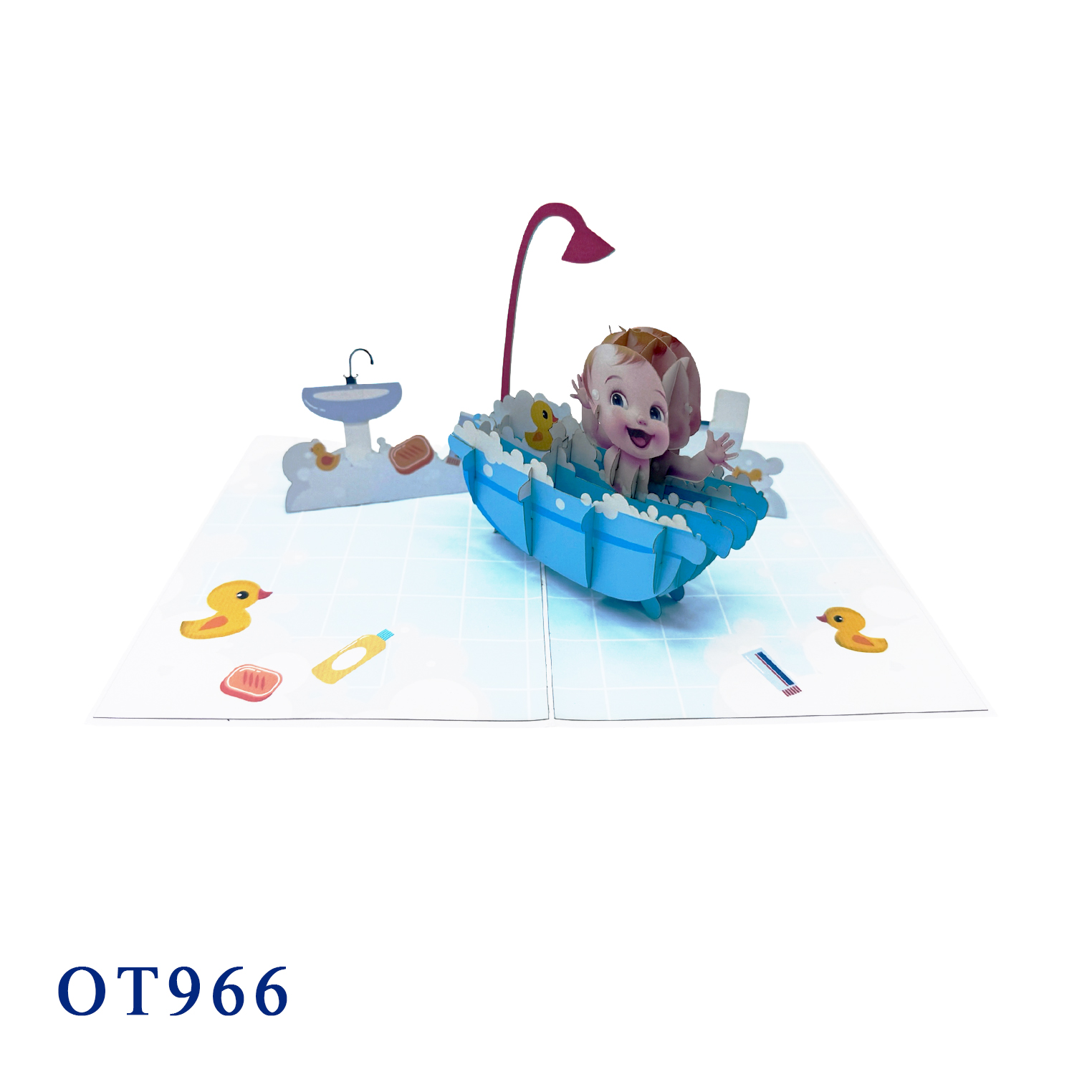 Baby Shower Pop Up Card