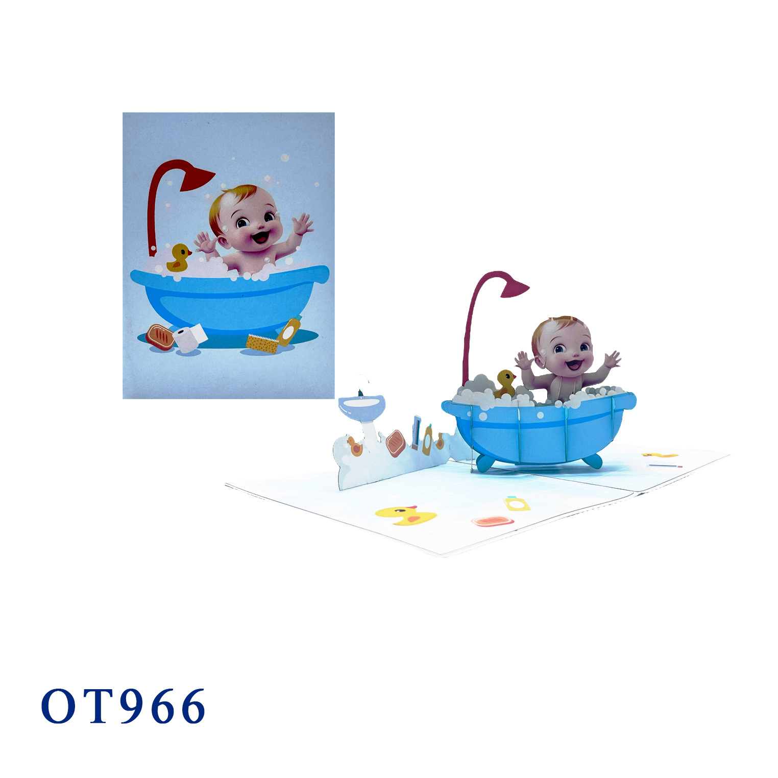 Baby Shower Pop Up Card