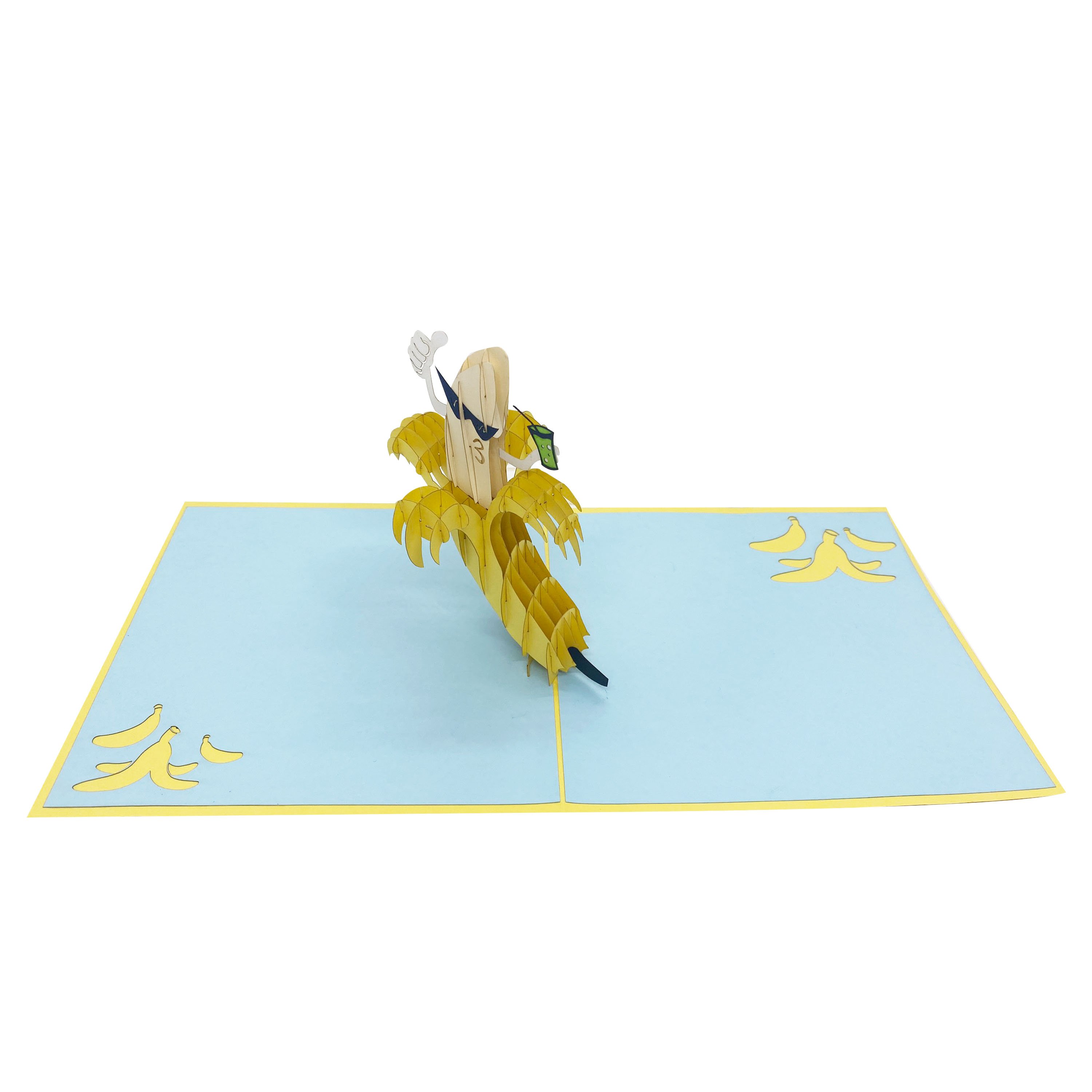 Banana Pop Up Card