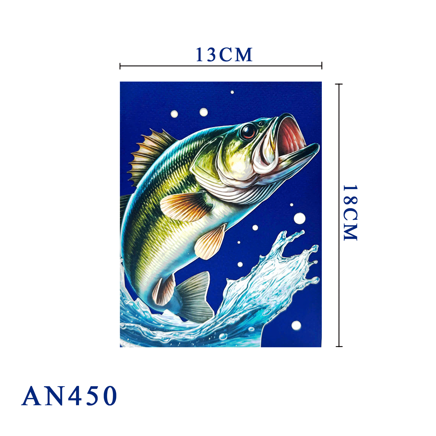 Bass Fish Pop Up Card