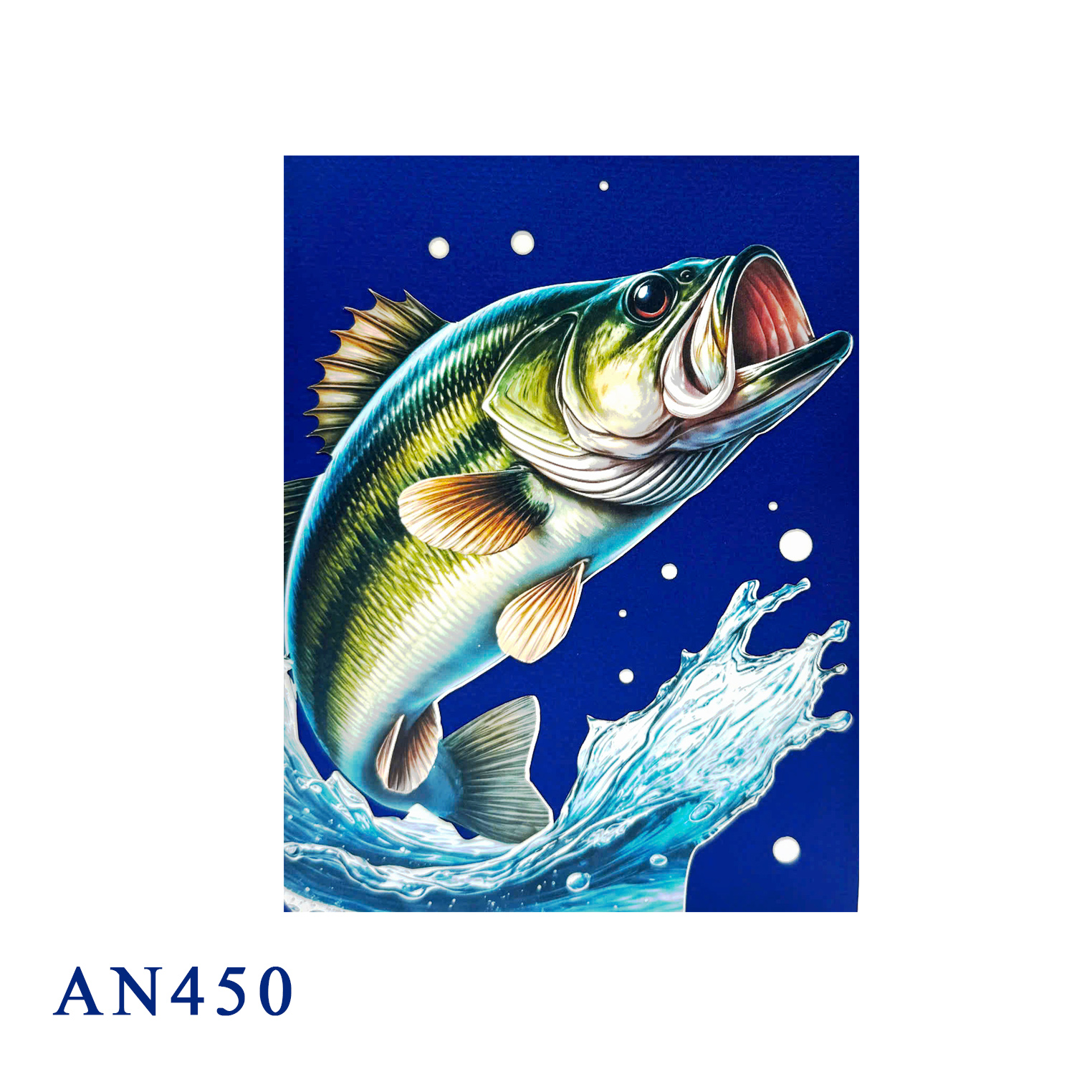 Bass Fish Pop Up Card