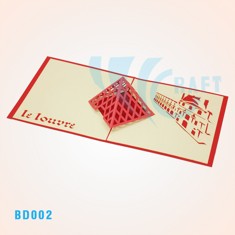 Le Louvre Pop Up Card
