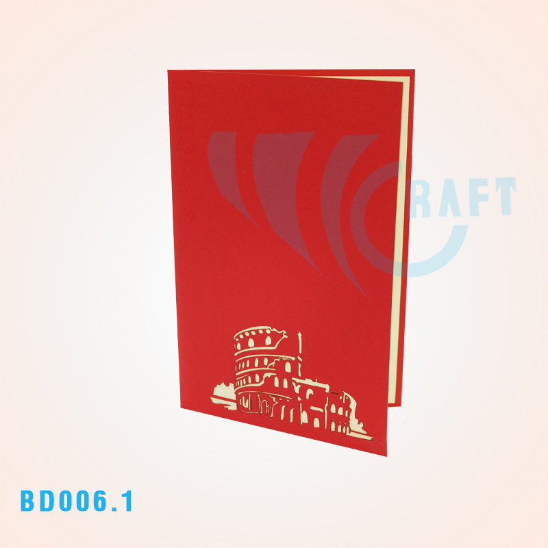 Colosseum 1 Pop Up Card