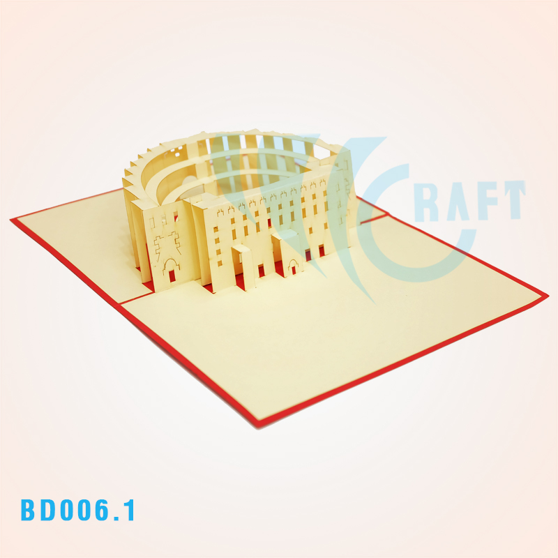 Colosseum 1 Pop Up Card