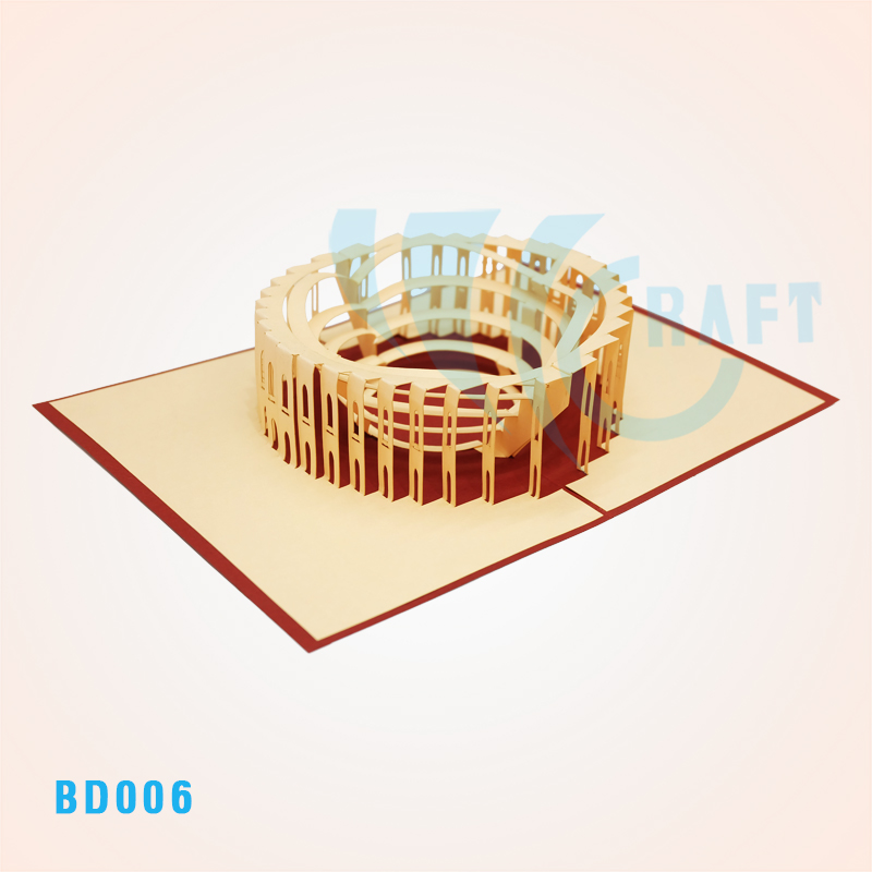 Colosseum 2 Pop Up Card