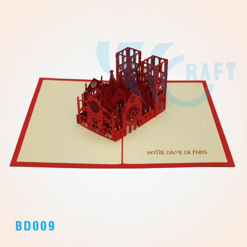 Notre Dame De Paris Pop Up Card