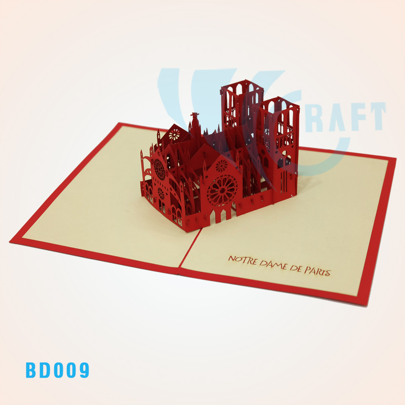 Notre Dame De Paris Pop Up Card