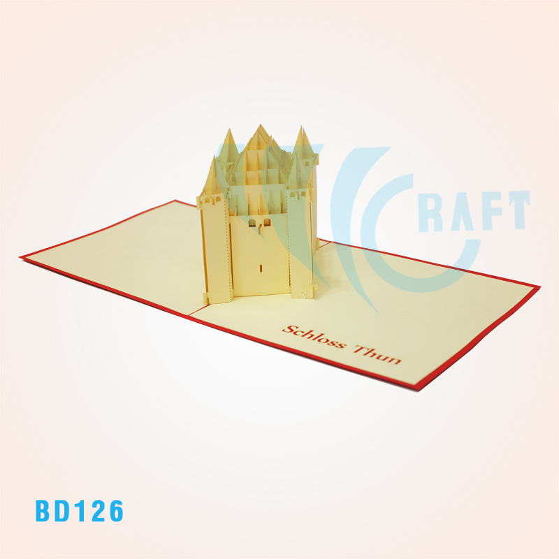 Schloss Thun pop Up Card