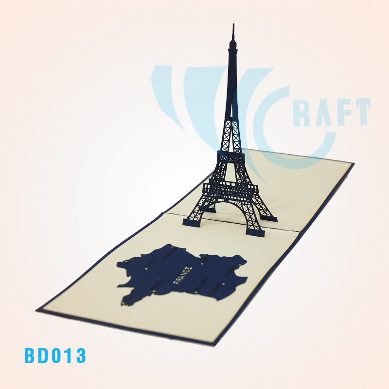 Eiffel Tower Pop Up Card