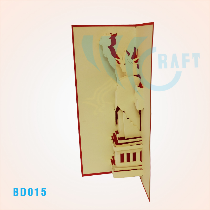 Liberty Statue Pop Up Card