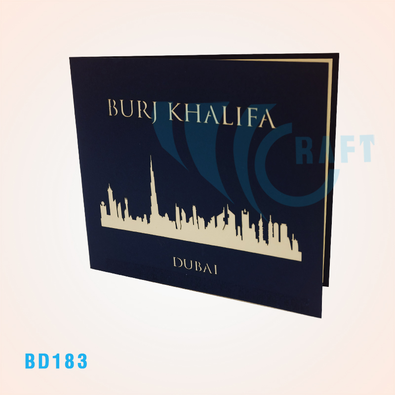 Burj Khalifa Pop Up Card
