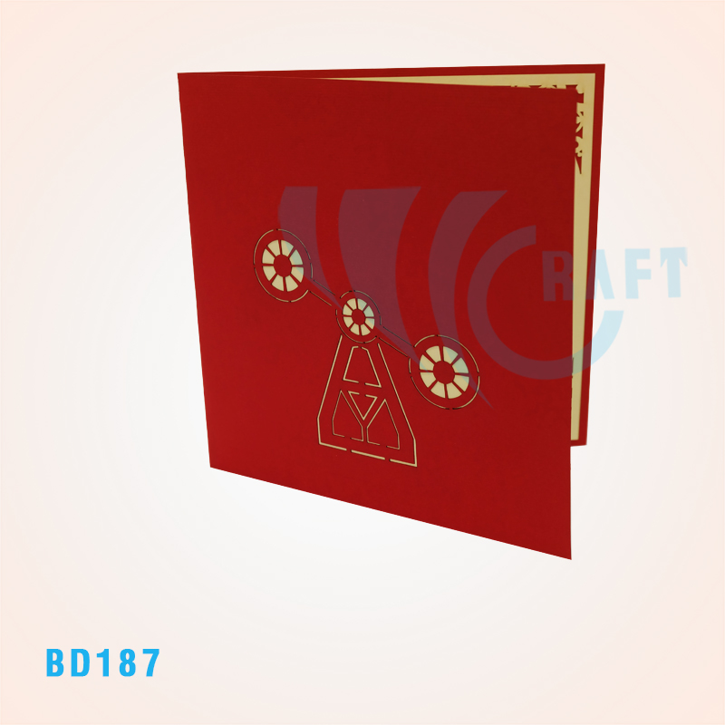 Giant Wheel 5 Pop Up Card