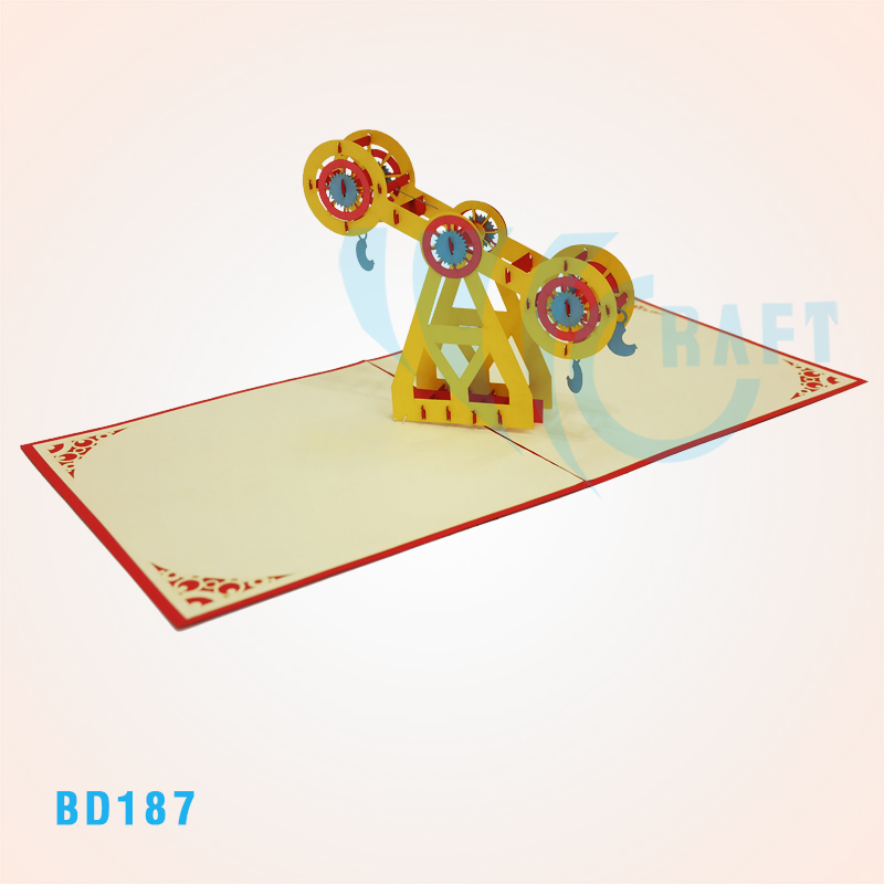 Giant Wheel 5 Pop Up Card