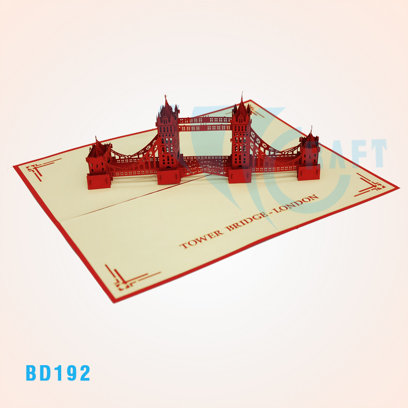 London Bridge Pop Up Card