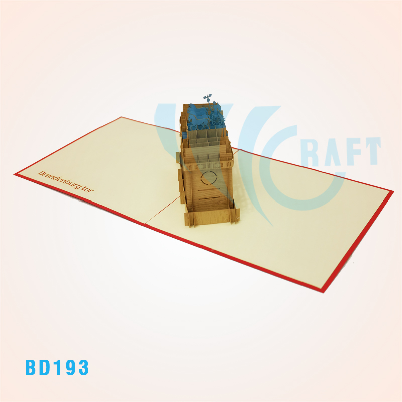 Berlin Bridge Pop Up Card
