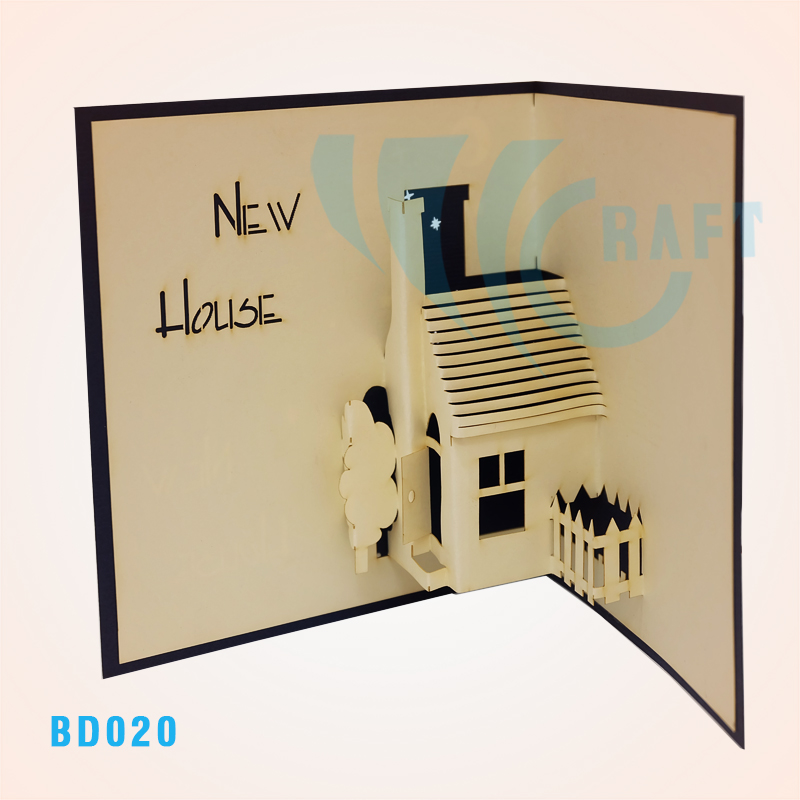 New House Pop Up Card