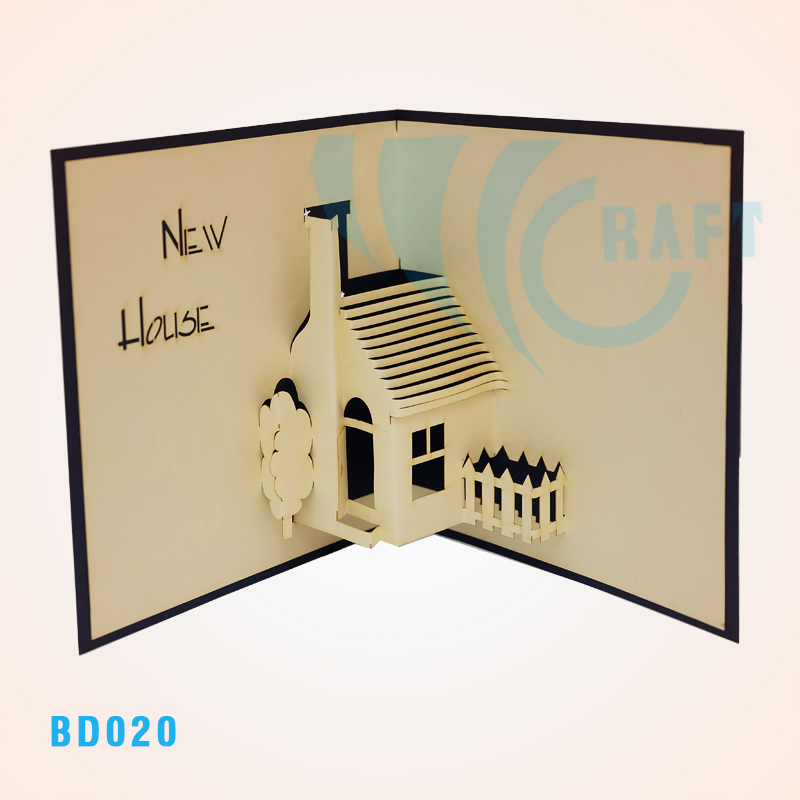 New House Pop Up Card