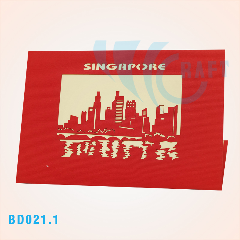 Singapore Tour 1 Pop Up Card