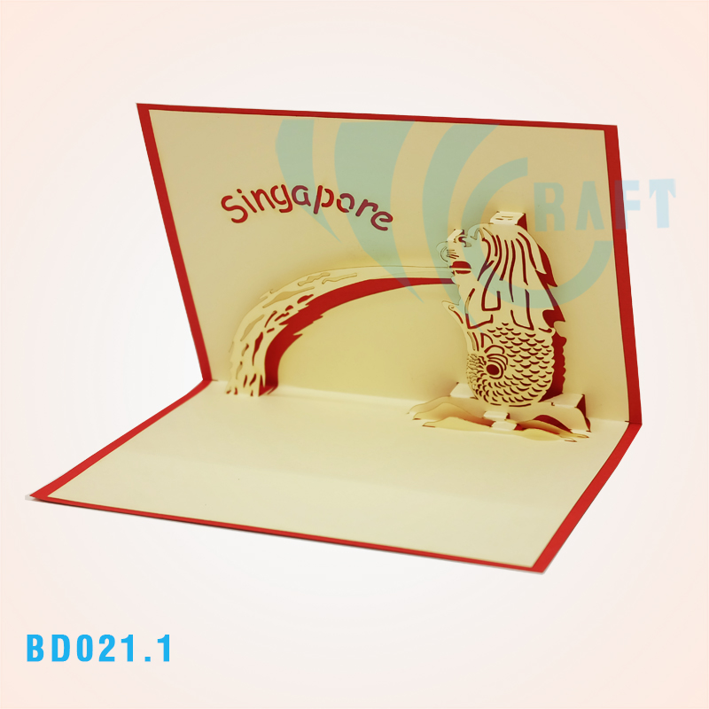 Singapore Tour 1 Pop Up Card